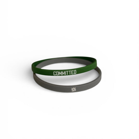 “COMMITTED” ULTRA THIN WRISTBAND